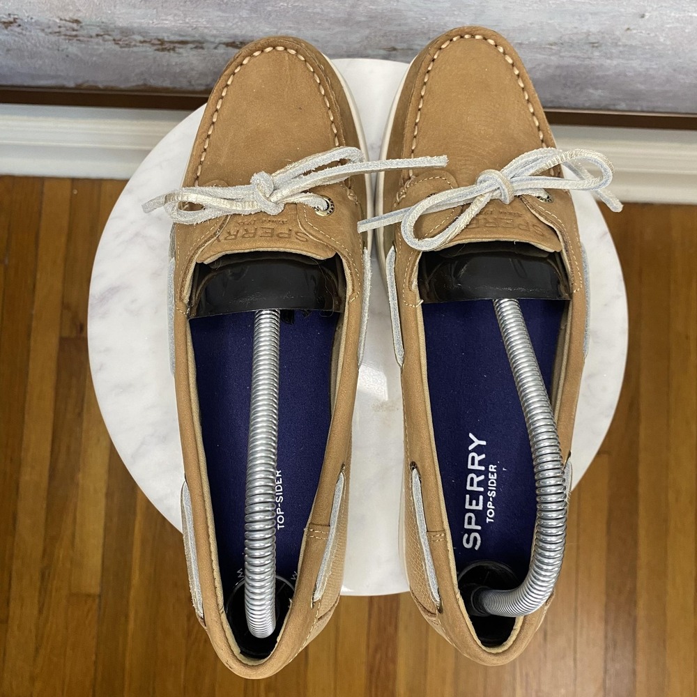 Sperry Top-Sider Shoes Womens Size 8.5 Brown Leather Boat Memory Foam STS85980 - Picture 7 of 11